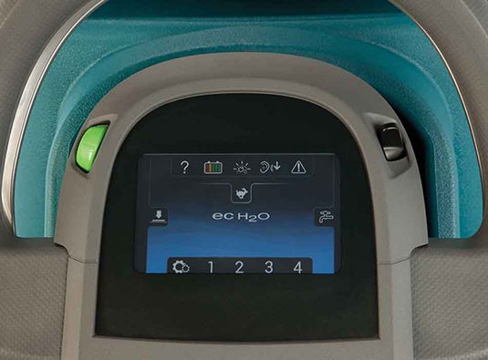 Pantalla Pro-Panel de la fregadora de conductor acompañante T300.